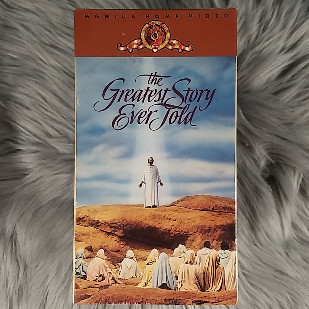 The greatest Story Ever Told, Factory Sealed VHS VTG 1990!!!!!